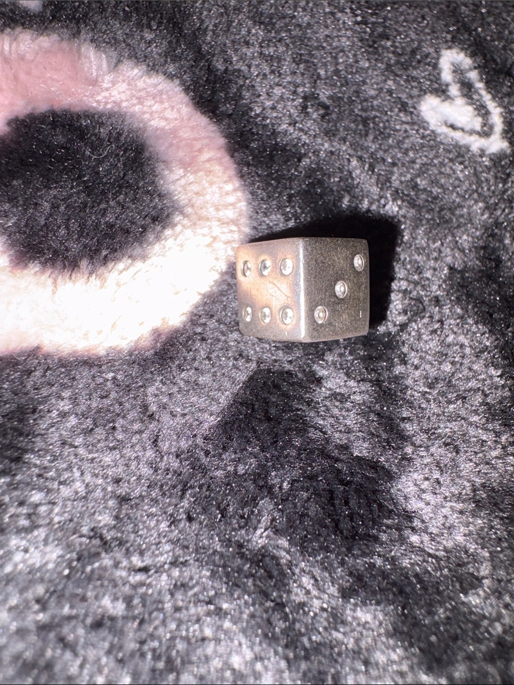 Silver Dice Pandora Charm